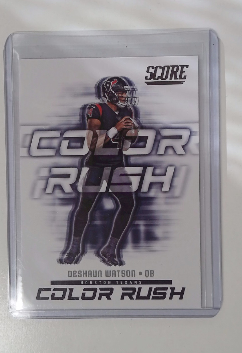 2018 Panini Score Color Rush Deshaun Watson #3 Texans