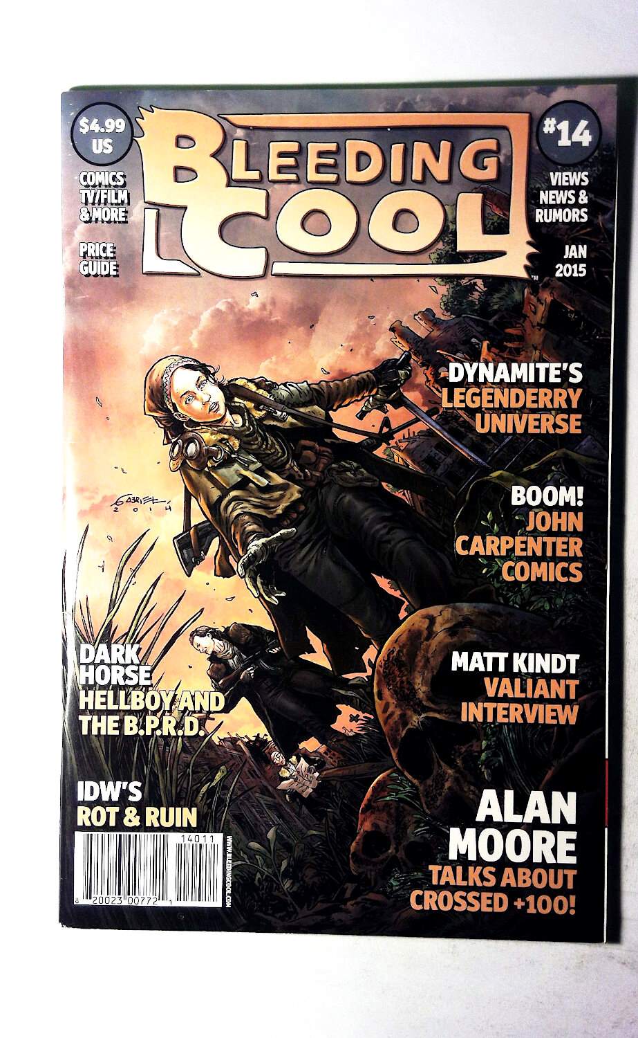 Bleeding Cool Magazine #14 (2014) Avatar Press 1st Print Comic Book